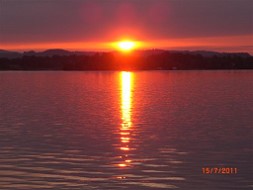 Sonnenuntergang am Staffelsee